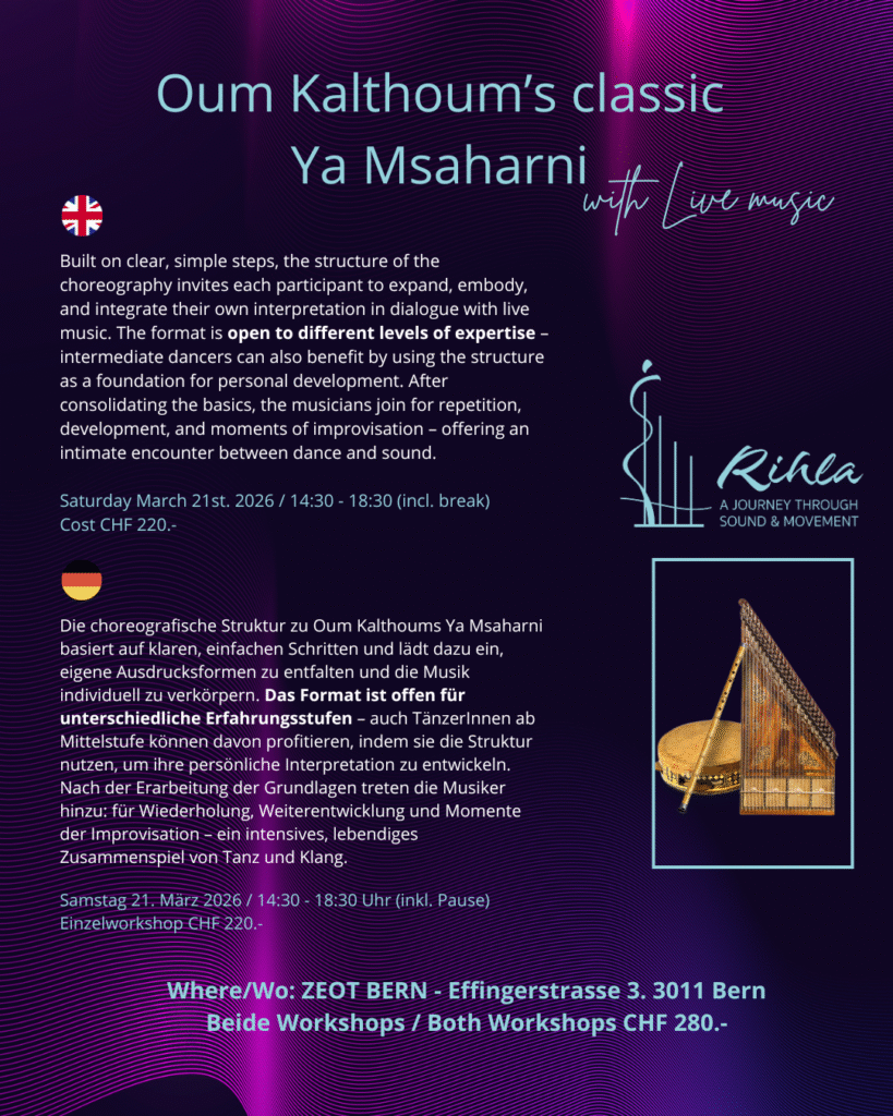 Workshop Classic Ya Msaharni with live music